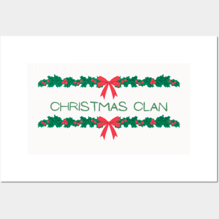 Matching Christmas Clan Posters and Art